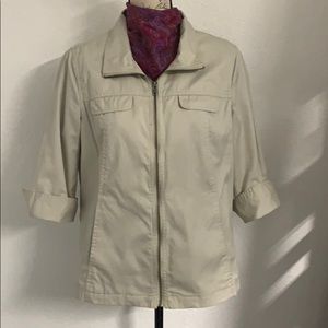 Coldwater Creek cotton light jacket | L